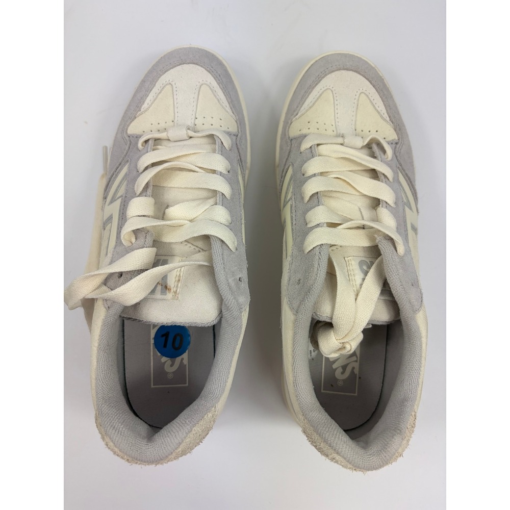 Vans Shoes Womens 10 Mens 8.5 Upland Suede Low Top‎ Skate Sneakers Ivory